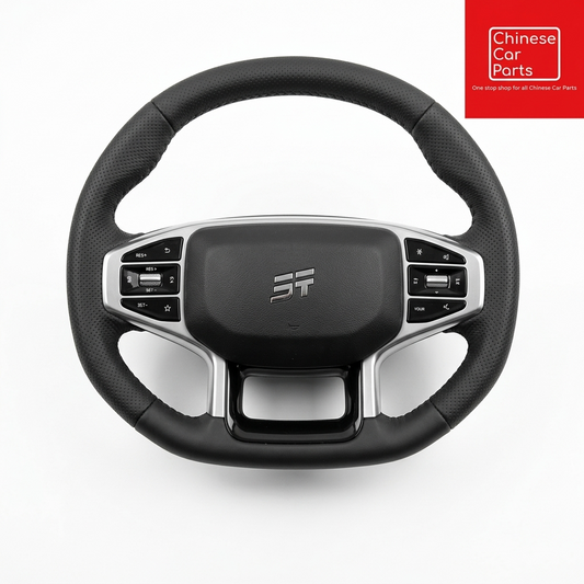 Jetour T2 Electric Steering Column Assembly with the Steering Wheel, Combination Switches, and Intermediate Shaft