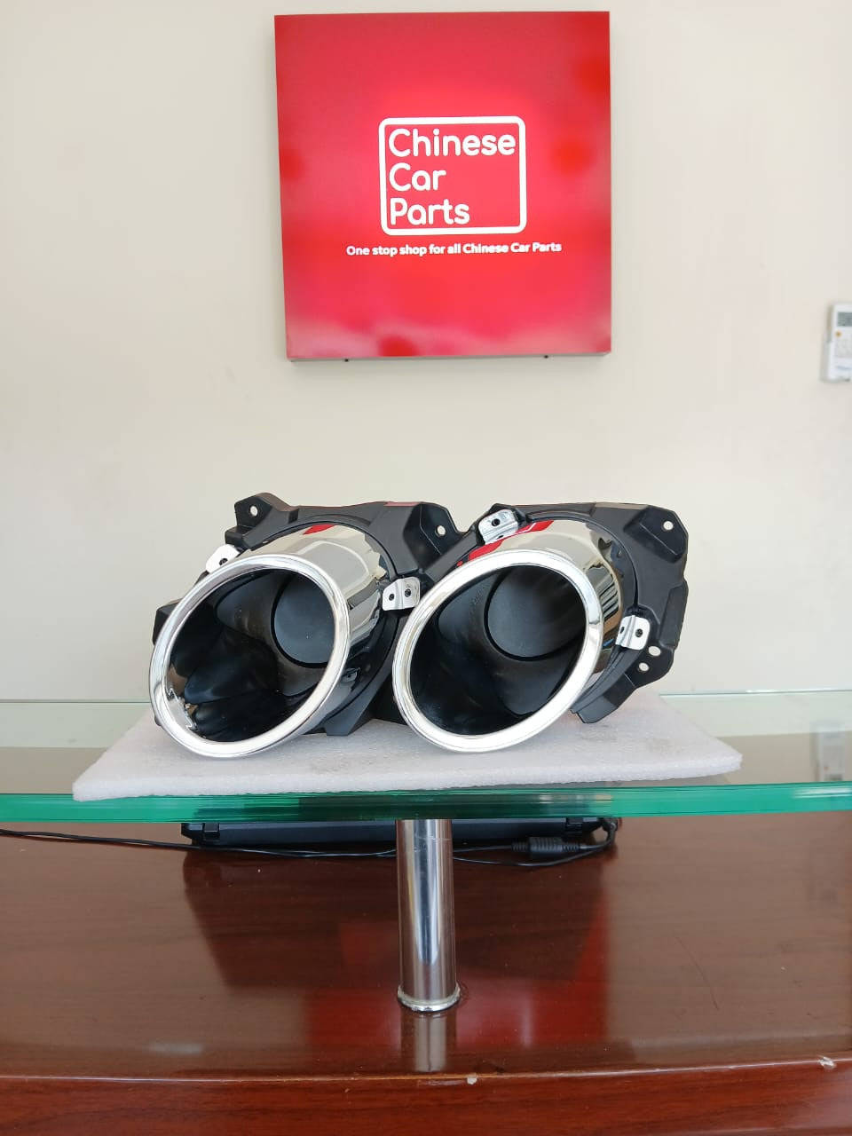 JETOUR X70 Plus Rear bumper exhaust cover left