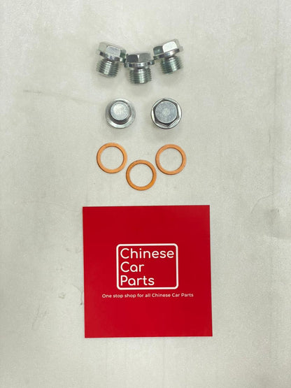 OIL DRAIN BOLT AND WASHER