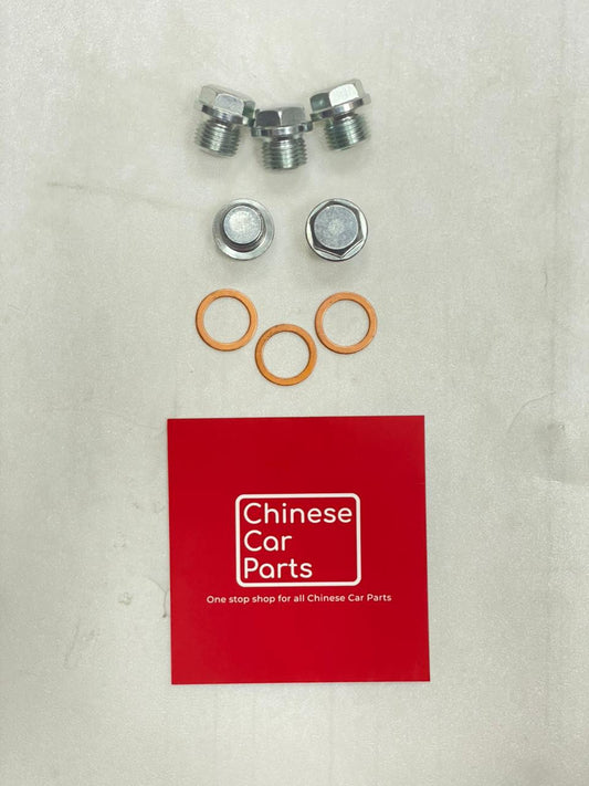 OIL DRAIN BOLT AND WASHER
