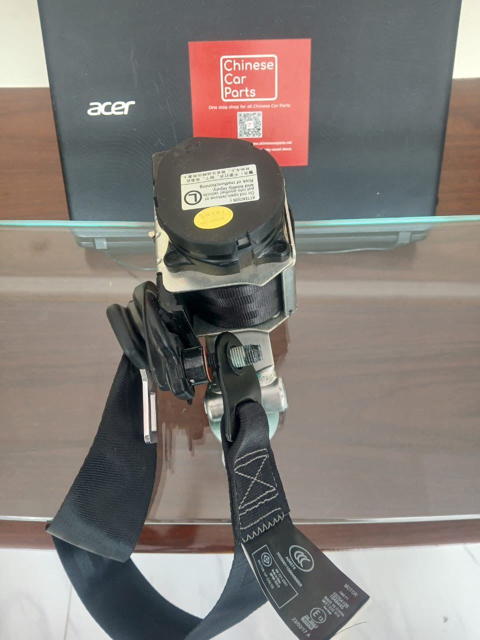 MG ZS Front seat belt