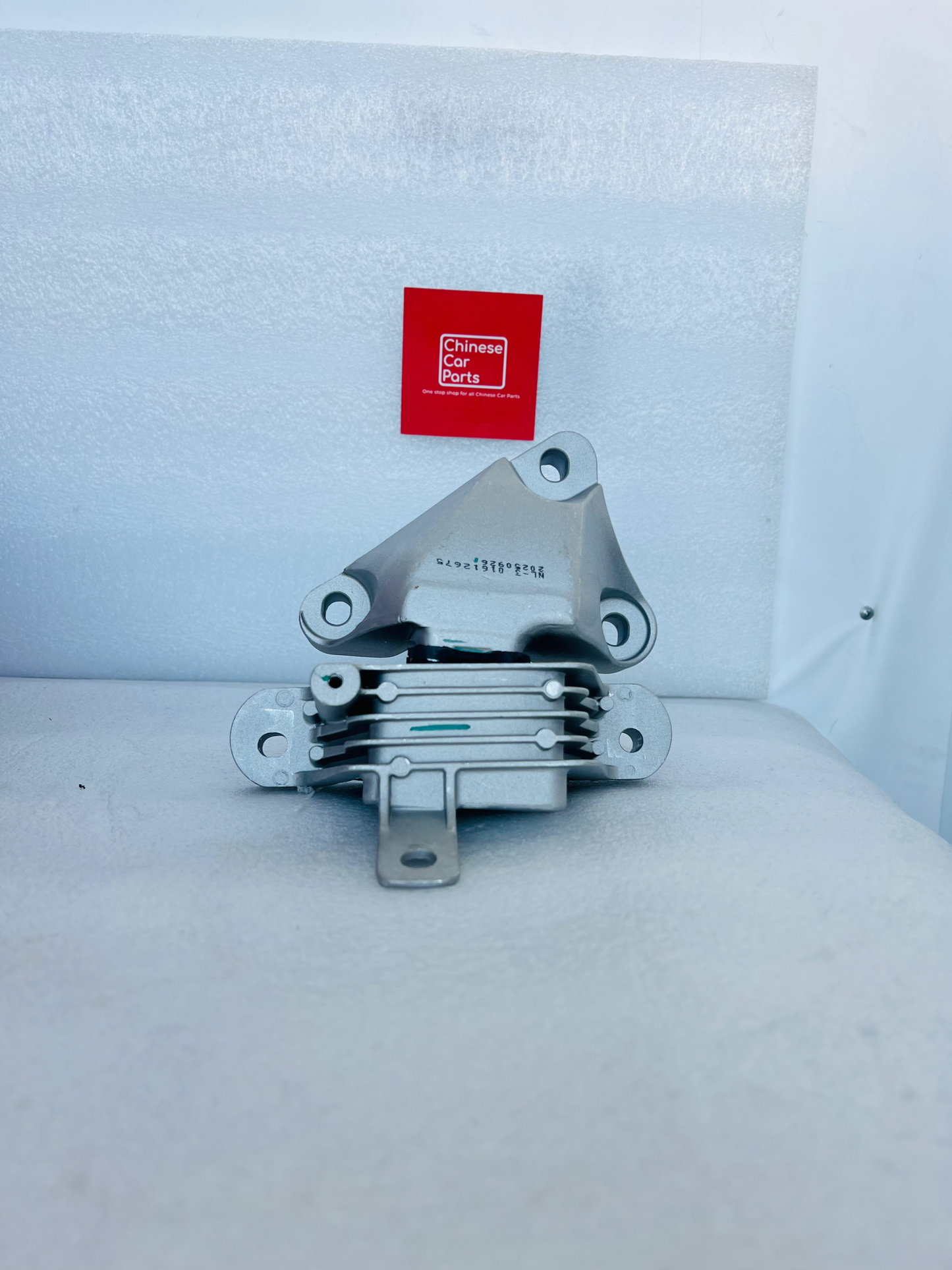 Left machine foot rubber  mount