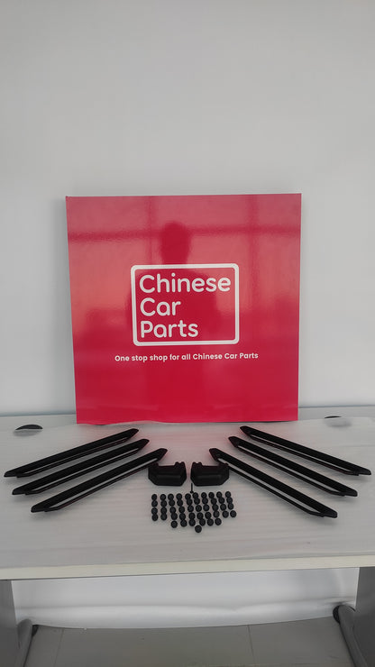 Jetour T2 Accessories Bolt&Bracket& Top Roof Cover ovel shape black