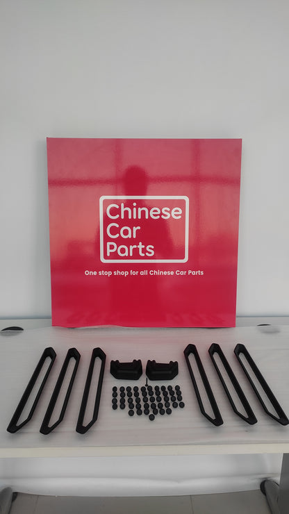 Jetour T2 Accessories Bolt&Bracket& Top Roof Cover ovel shape black