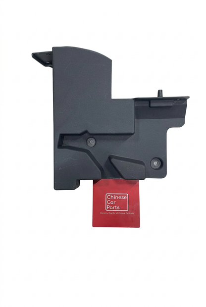 Jetour Dashing left rear parcel shelf support bracket on a white background, front view
