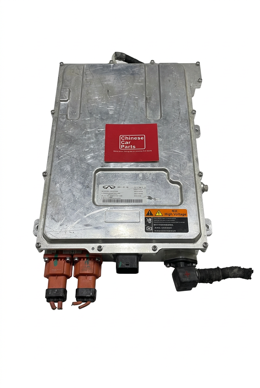 Chery Tiggo 8 module on a white background, top view